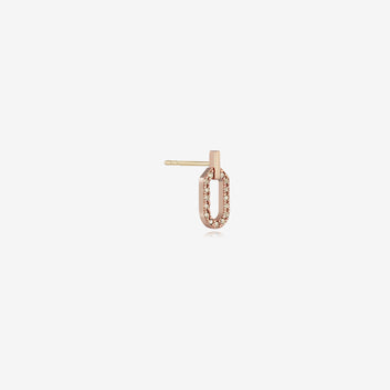 Dual D.D One-sided Gold Earring JDRER3S494S