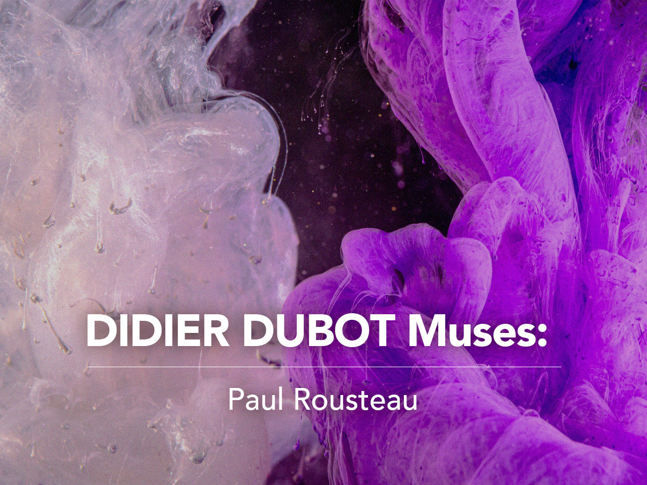 DIDIER DUBOT Muses: Paul Rousteau