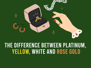 The Difference Between Platinum, Yellow, White and Rose Gold
