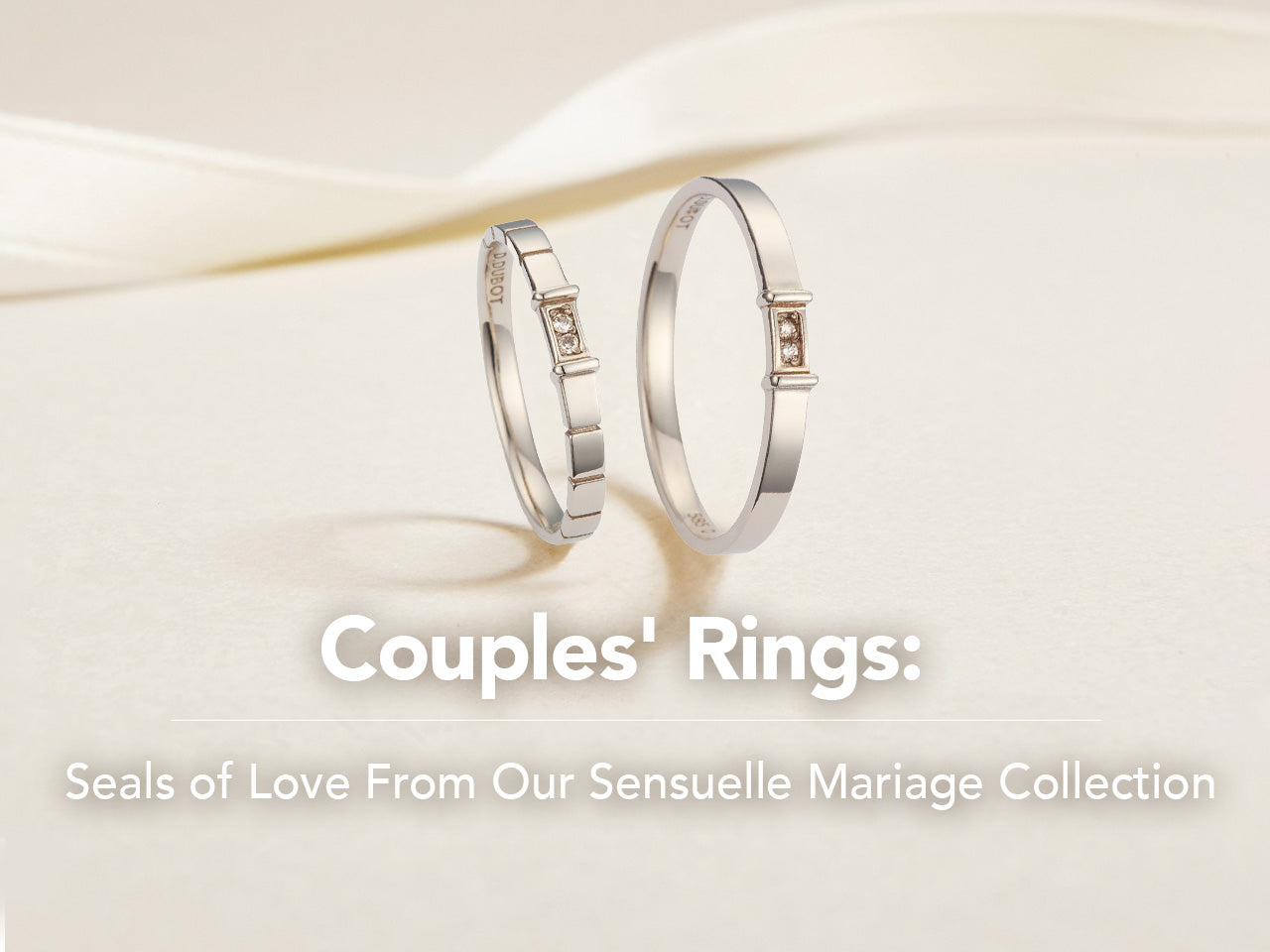Couples' Rings: Seals of Love From Our Sensuelle Mariage Collection