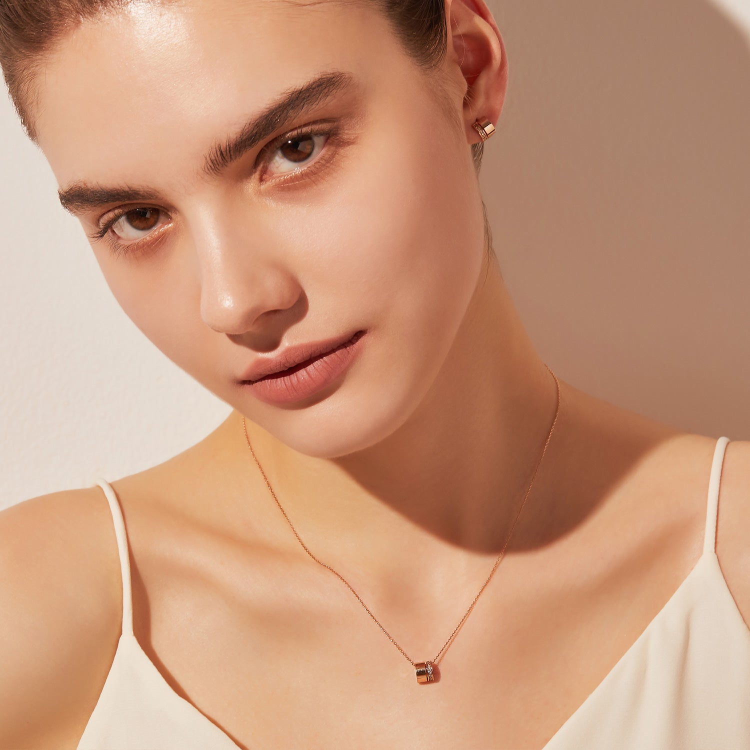 Dual D.D Gold Necklace - DIDIER DUBOT