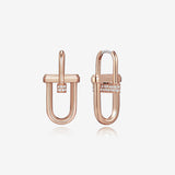 Dual D.D Silver Earring - DIDIER DUBOT