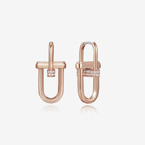 Dual D.D Silver Earring - DIDIER DUBOT
