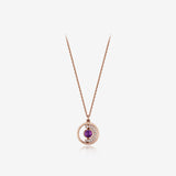 [February Birthstone] Petite D.D Gold Necklace - DIDIER DUBOT
