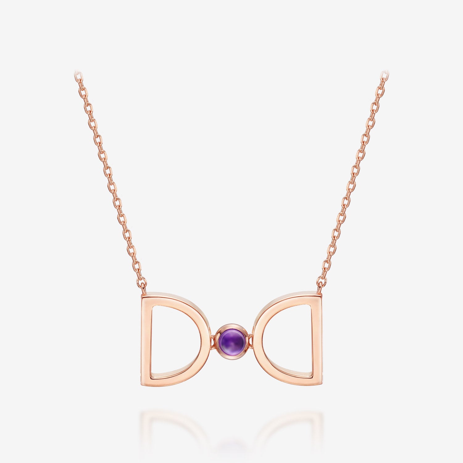 [Febuary Birthstone] Debon D.D. Gold Necklace - DIDIER DUBOT