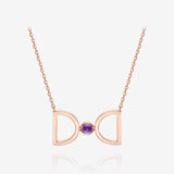 [Febuary Birthstone] Debon D.D. Gold Necklace - DIDIER DUBOT
