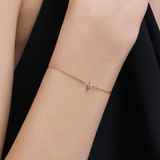 Signature. D Lab Diamond Gold Bracelet