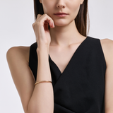 Signature. D Gold Bracelet