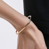 Signature. D Gold Bracelet