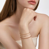 Dual D.D Gold Bracelet