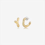 Sélection. D Brass Earring