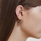 Sélection. D Brass Earring