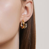 Sélection. D Brass Earring