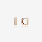 Signature. D Gold Earring
