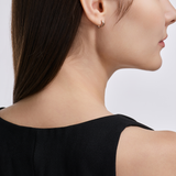 Signature. D Gold Earring