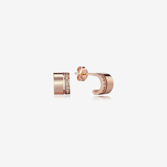 Dual D.D Gold Earring JDRER3S574S