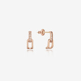 Dual D.D Gold Earring