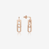 Dual D.D Gold Earring