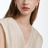 Dual D.D Gold Earring