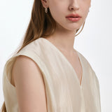 Dual D.D Gold Earring