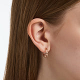 Dual D.D Gold Earring