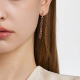 Dual D.D Gold One-sided Earring