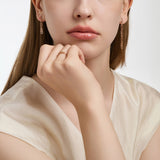 Dual D.D Gold One-sided Earring