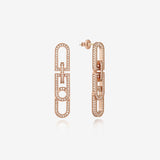 Dual D.D Gold Earring