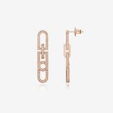 Dual D.D Gold Earring