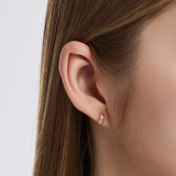 Miss. Doux Lab Diamond Gold Earring