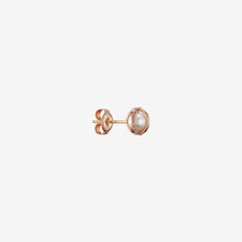 Signature. D Gold Pearl One-sided Earring JDRERTF524S