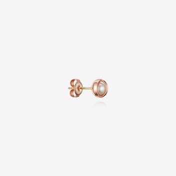 Signature. D Gold Pearl One-sided Earring JDRERTF526W