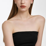 Dual D.D Silver Earring