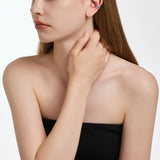 Dual D.D Silver Ear Cuff