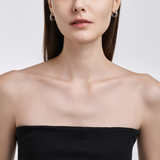 Signature. D Silver Earring