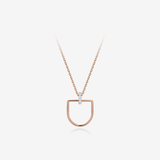 Signature. D Lab Diamond Gold Necklace