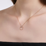 Signature. D Lab Diamond Gold Necklace