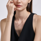 Signature. D Lab Diamond Gold Necklace