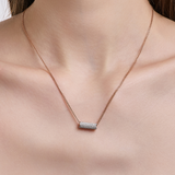 Signature. D Lab Diamond Gold Necklace