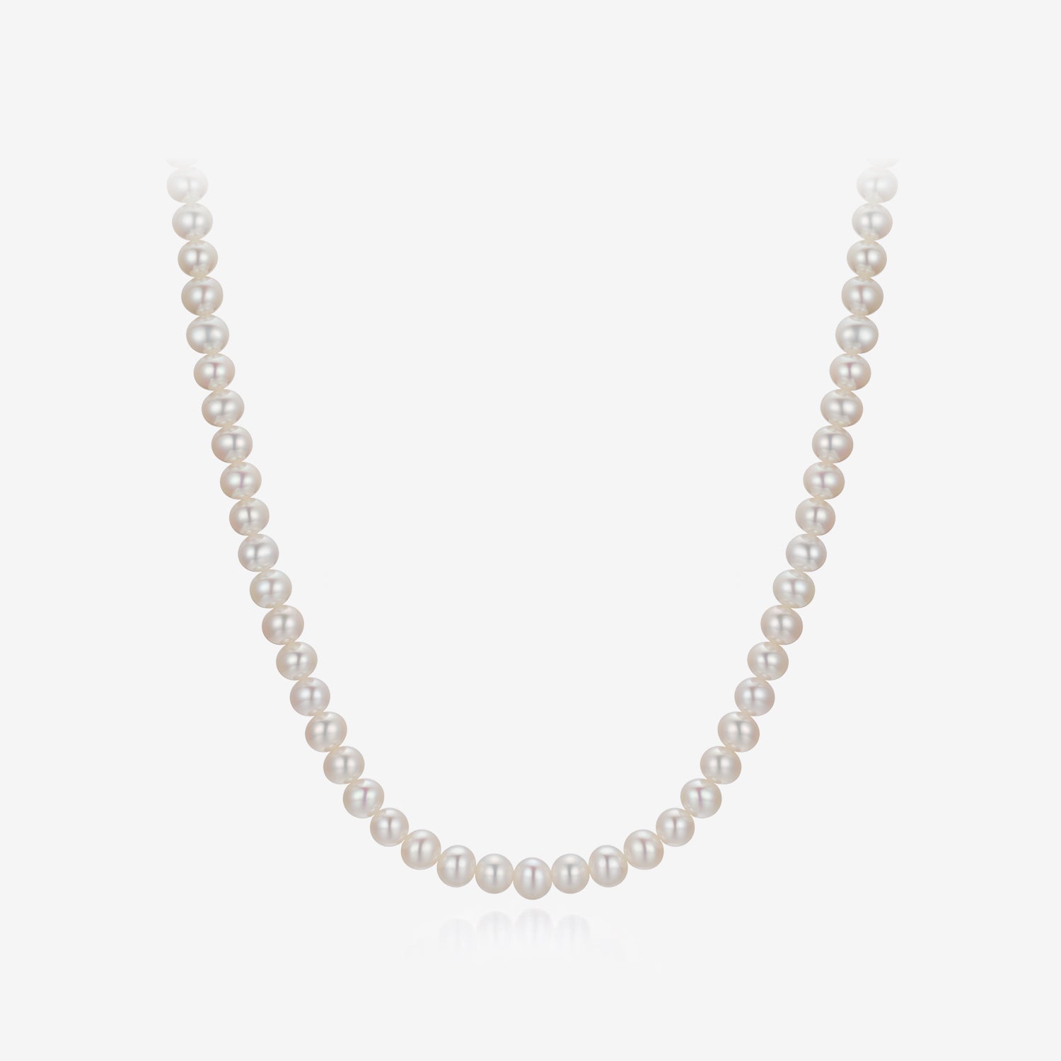 Signature. D Gold Pearl Necklace JDRNR4F846W (5mm)