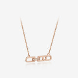 Dual D.D Gold Necklace