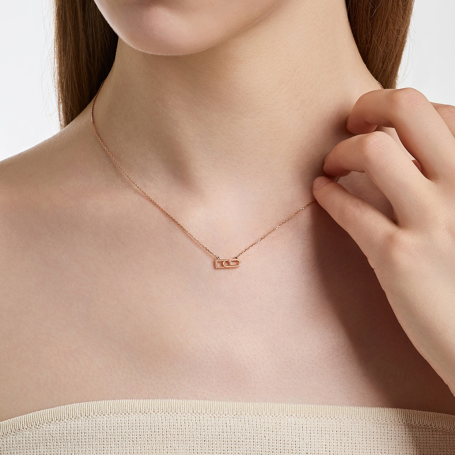 Dual D.D Gold Necklace – DIDIER DUBOT