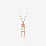 Dual D.D Gold Necklace