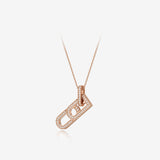 Dual D.D Gold Necklace