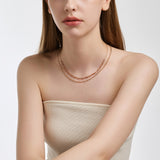 Dual D.D Gold Necklace