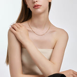 Dual D.D Gold Necklace