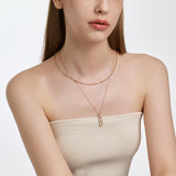 Dual D.D Gold Necklace