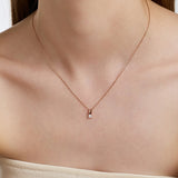 Miss. Doux Lab Diamond Gold Necklace
