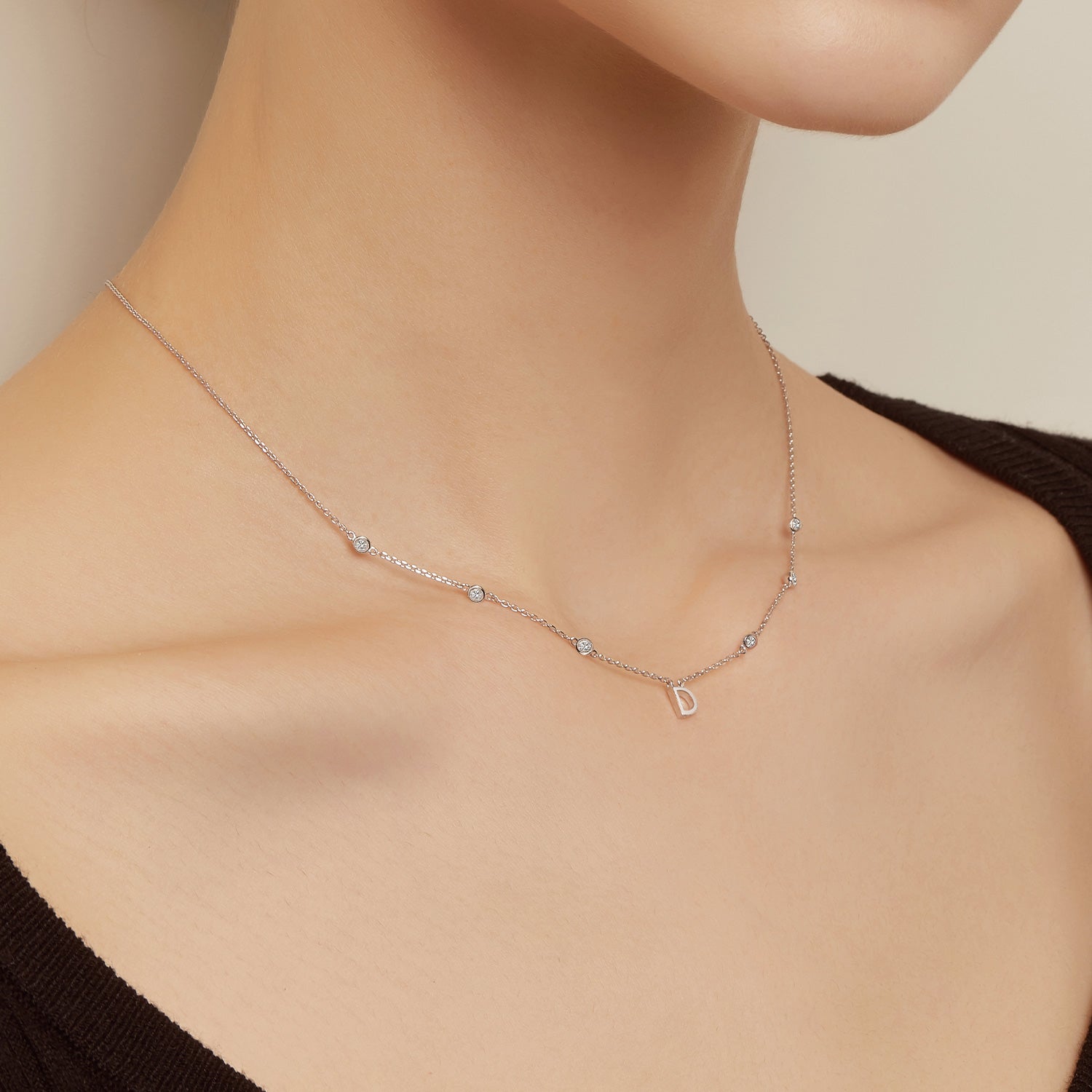 MASU NIBBLED NECKLACE- SILVERネックレス - INGENUITYWEBDESIGN