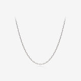 Dual D.D Silver Necklace